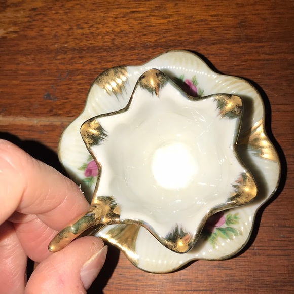 Vintage Miniature Tea Cup & Saucer by Sonsco - Picture 13 of 14